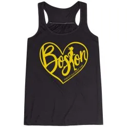 Flowy Racerback Tank Top - Love The Run Boston 26.2 -goneforarun Sales 2023 tr 40661 BLACK MAIN