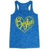 Flowy Racerback Tank Top - Love The Run Boston 26.2 -goneforarun Sales 2023 tr 40661 BLUE MAIN