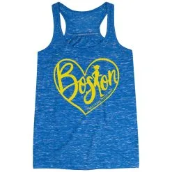 Flowy Racerback Tank Top - Love The Run Boston 26.2