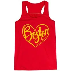 Flowy Racerback Tank Top - Love The Run Boston 26.2 -goneforarun Sales 2023 tr 40661 RED MAIN