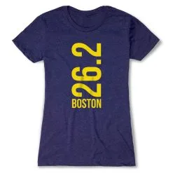 Women's Everyday Runners Tee - Boston 26.2 Vertical -goneforarun Sales 2023 tr 40668 STORMINDIGO