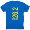 Running Short Sleeve T-Shirt - Boston 26.2 Vertical 1 Running Short Sleeve T-Shirt - Boston 26.2 Vertical -goneforarun Sales 2023 tr 40669 ROYAL FLAT