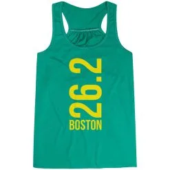Flowy Racerback Tank Top - Boston 26.2 Vertical 20 Flowy Racerback Tank Top - Boston 26.2 Vertical -goneforarun Sales 2023 tr 40671 GREEN MAIN