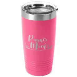 Running 20oz. Double Insulated Tumbler - Runner Mom -goneforarun Sales 2023 tr 40715 PINK MAIN