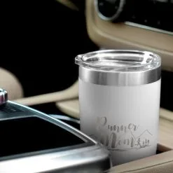 Running 20oz. Double Insulated Tumbler - Runner Mom -goneforarun Sales 2023 tr 40715 WHITE CAR