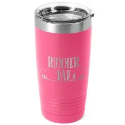 Running 20oz. Double Insulated Tumbler - Runner Dad -goneforarun Sales 2023 tr 40716 PINK MAIN