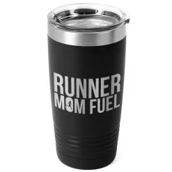Running 20oz. Double Insulated Tumbler - Runner Mom Fuel -goneforarun Sales 2023 tr 40717 BLACK MAIN
