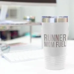 Running 20oz. Double Insulated Tumbler - Runner Mom Fuel -goneforarun Sales 2023 tr 40717 WHITE DESK