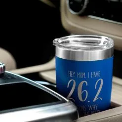 Running 20oz. Double Insulated Tumbler - 26.2 Reasons Why You're The Best Mom -goneforarun Sales 2023 tr 40719 ROYAL CAR