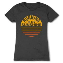 Women's Everyday Runners Tee - Running Is My Sunshine -goneforarun Sales 2023 tr 40747 CHARCOAL