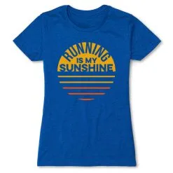Women's Everyday Runners Tee - Running Is My Sunshine -goneforarun Sales 2023 tr 40747 ROYAL
