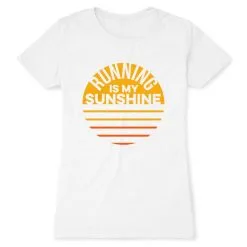 Women's Everyday Runners Tee - Running Is My Sunshine
