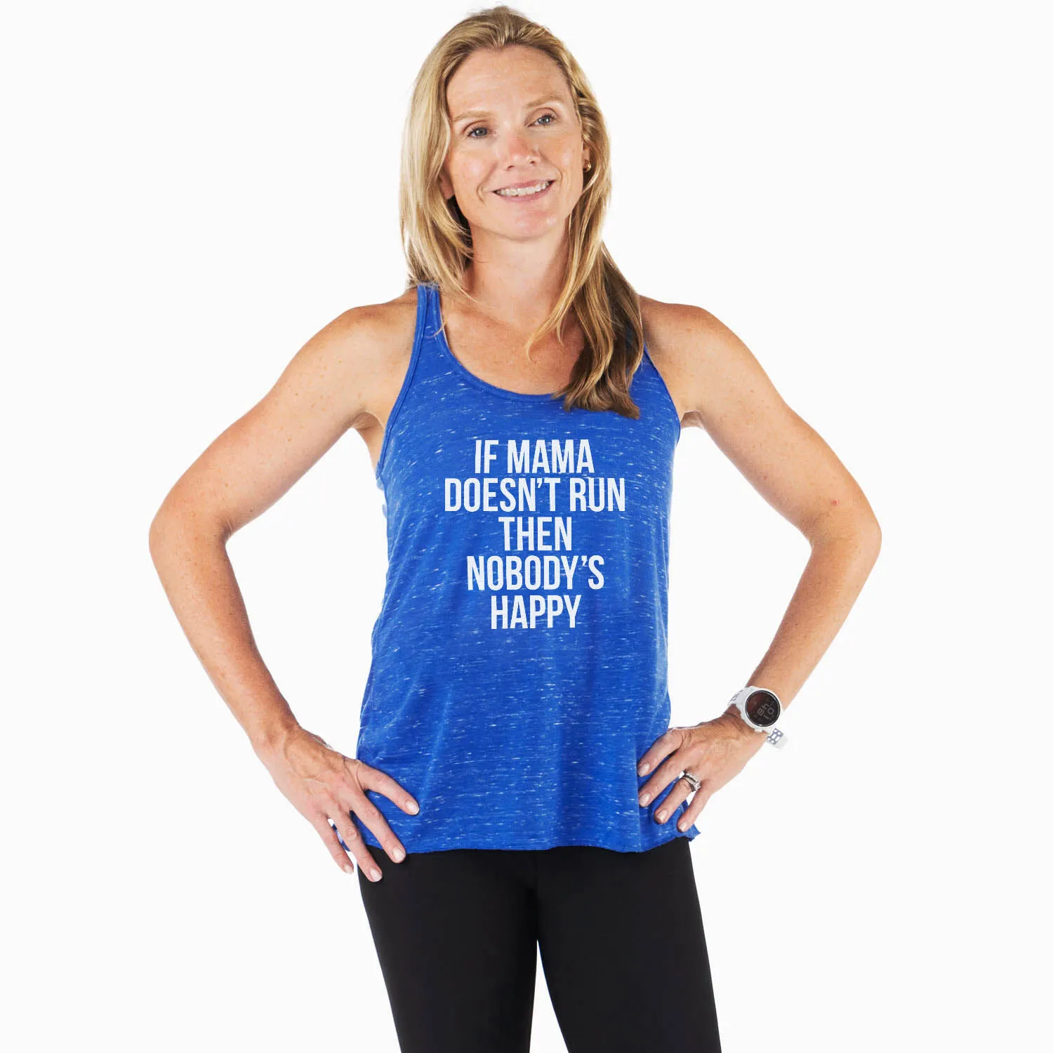 Flowy Racerback Tank Top - If Mama Doesn't Run 4 Flowy Racerback Tank Top - If Mama Doesn't Run - Image 2