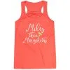 Flowy Racerback Tank Top - Miles Then Margaritas -goneforarun Sales 2023 tr 40752 CORAL MAIN