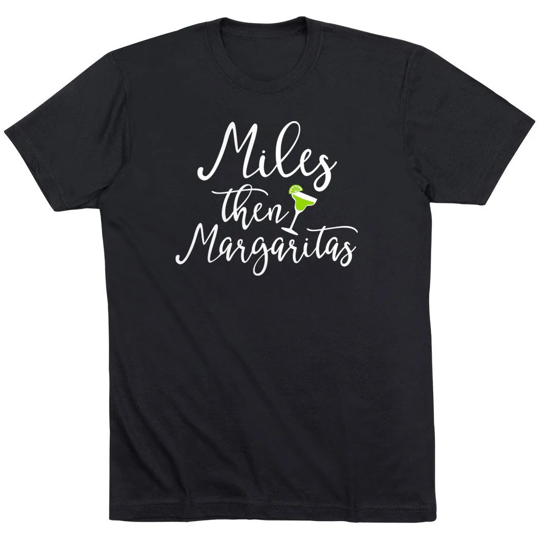 Running Short Sleeve T-Shirt - Miles Then Margaritas 6 Running Short Sleeve T-Shirt - Miles Then Margaritas - Image 4