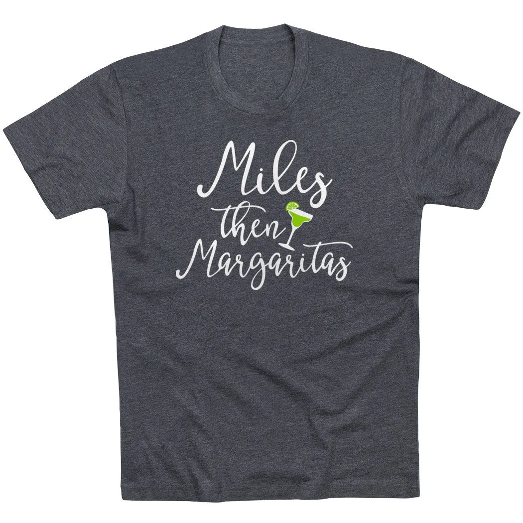 Running Short Sleeve T-Shirt - Miles Then Margaritas 7 Running Short Sleeve T-Shirt - Miles Then Margaritas - Image 5