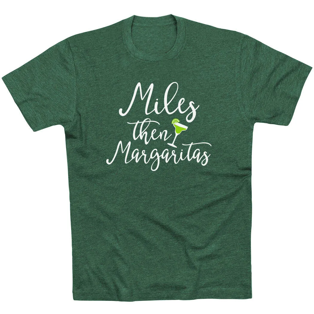 Running Short Sleeve T-Shirt - Miles Then Margaritas 8 Running Short Sleeve T-Shirt - Miles Then Margaritas - Image 6
