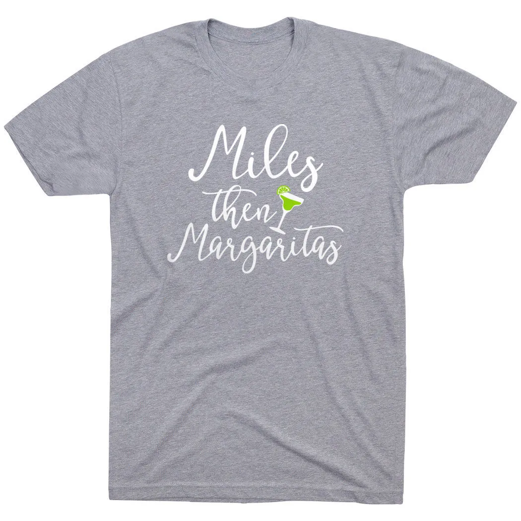 Running Short Sleeve T-Shirt - Miles Then Margaritas 9 Running Short Sleeve T-Shirt - Miles Then Margaritas - Image 7
