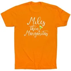 Running Short Sleeve T-Shirt - Miles Then Margaritas 24 Running Short Sleeve T-Shirt - Miles Then Margaritas -goneforarun Sales 2023 tr 40782 ORANGE FLAT