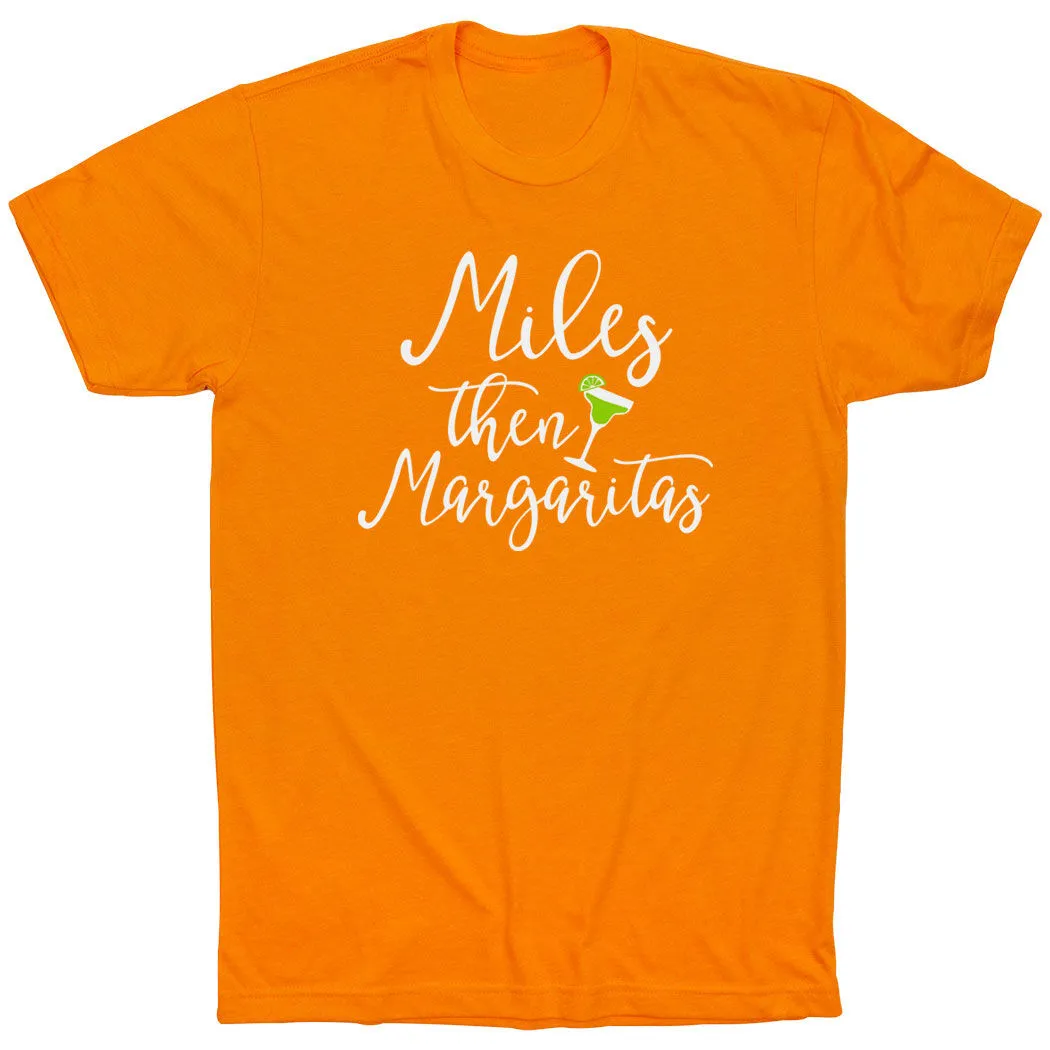 Running Short Sleeve T-Shirt - Miles Then Margaritas 12 Running Short Sleeve T-Shirt - Miles Then Margaritas - Image 10