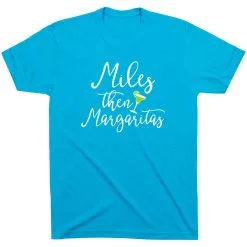 Running Short Sleeve T-Shirt - Miles Then Margaritas 27 Running Short Sleeve T-Shirt - Miles Then Margaritas -goneforarun Sales 2023 tr 40782 TURQUOISE FLAT