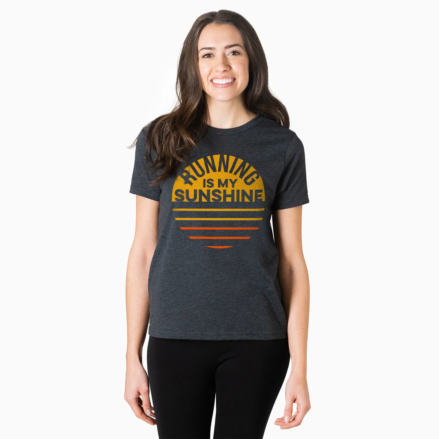 Running Short Sleeve T-Shirt - Running Is My Sunshine 4 Running Short Sleeve T-Shirt - Running Is My Sunshine - Image 2