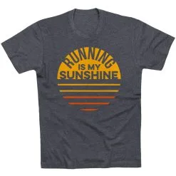 Running Short Sleeve T-Shirt - Running Is My Sunshine