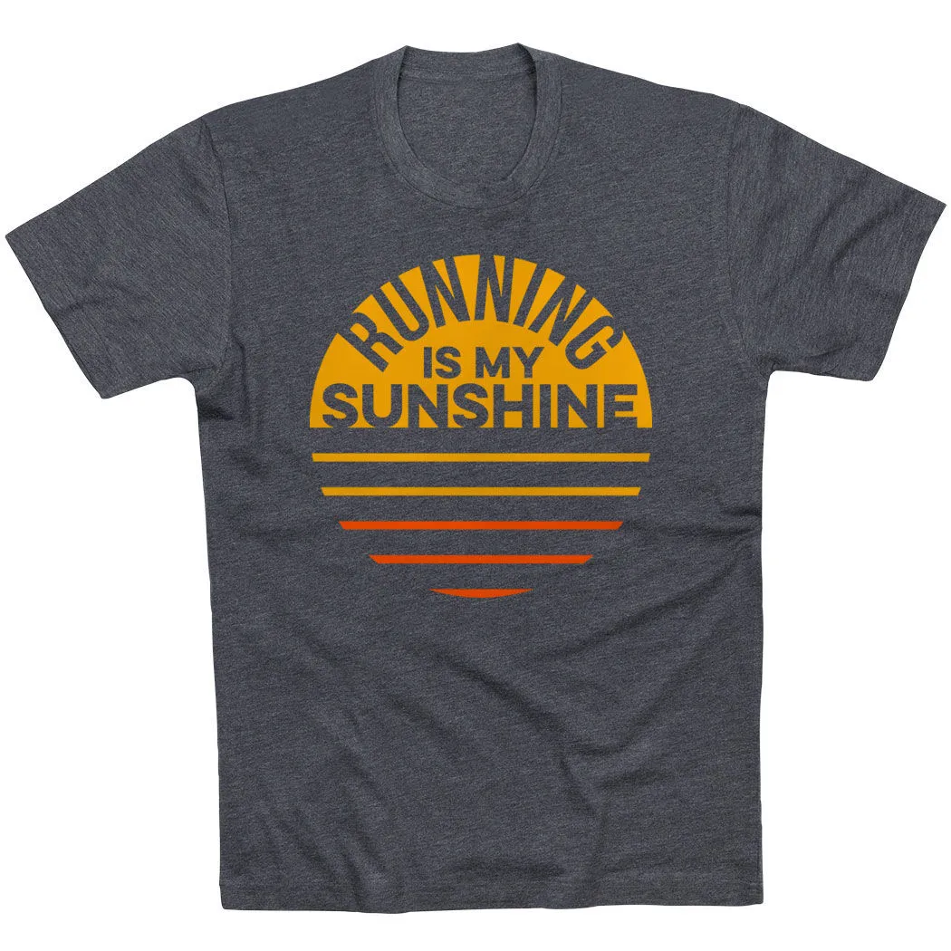 Running Short Sleeve T-Shirt - Running Is My Sunshine 3 Running Short Sleeve T-Shirt - Running Is My Sunshine