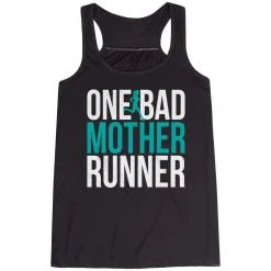 Flowy Racerback Tank Top - One Bad Mother Runner (Bold) 16 Flowy Racerback Tank Top - One Bad Mother Runner (Bold) -goneforarun Sales 2023 tr 40798 BLACK MAIN