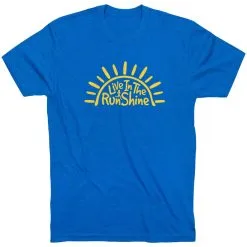 Running Short Sleeve T-Shirt - Live In The RunShine -goneforarun Sales 2023 tr 40808 ROYAL FLAT