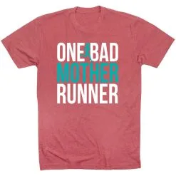 Running Short Sleeve T-Shirt - One Bad Mother Runner (Bold) 21 Running Short Sleeve T-Shirt - One Bad Mother Runner (Bold) -goneforarun Sales 2023 tr 40809 MAUVE FLAT