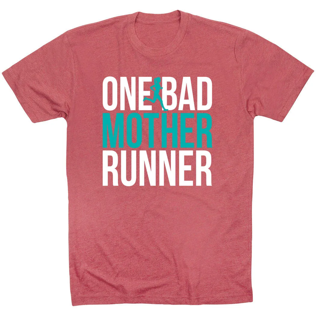 Running Short Sleeve T-Shirt - One Bad Mother Runner (Bold) 10 Running Short Sleeve T-Shirt - One Bad Mother Runner (Bold) - Image 8