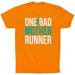 Running Short Sleeve T-Shirt - One Bad Mother Runner (Bold) 23 Running Short Sleeve T-Shirt - One Bad Mother Runner (Bold) -goneforarun Sales 2023 tr 40809 ORANGE FLAT