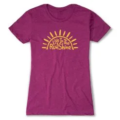 Women's Everyday Runners Tee - Live In The RunShine -goneforarun Sales 2023 tr 40814 LUSHBERRY