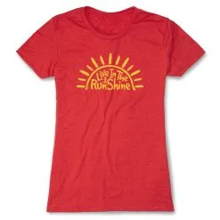Women's Everyday Runners Tee - Live In The RunShine -goneforarun Sales 2023 tr 40814 RED