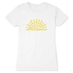 Women's Everyday Runners Tee - Live In The RunShine -goneforarun Sales 2023 tr 40814 WHITE