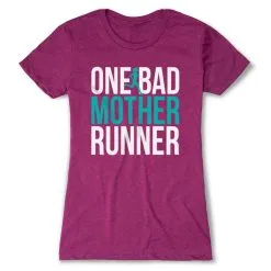 Women's Everyday Runners Tee - One Bad Mother Runner (Bold) -goneforarun Sales 2023 tr 40815 LUSHBERRY