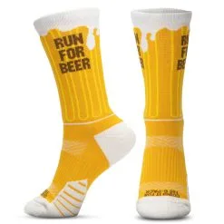 Socrates® Mid-Calf Socks - Run For Beer