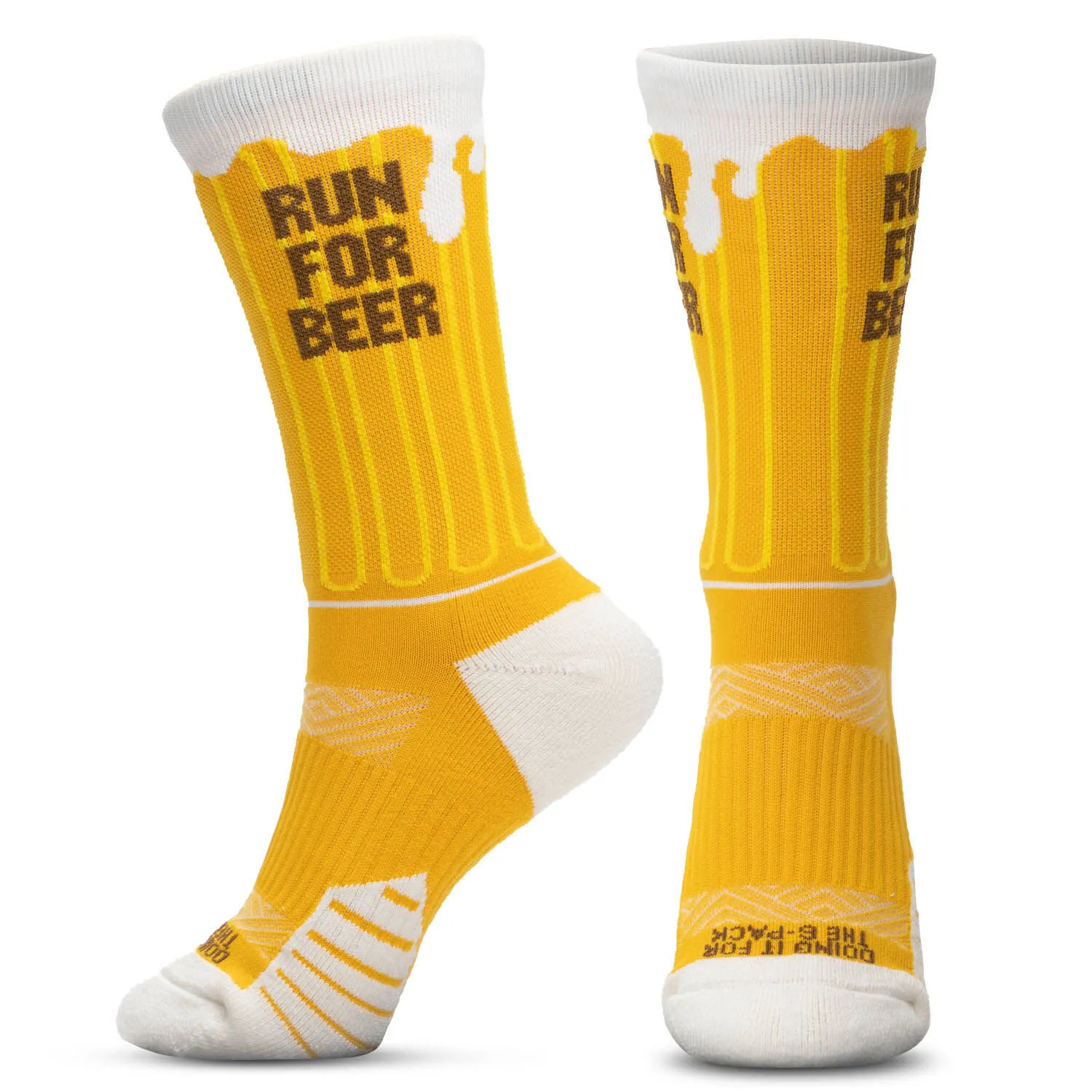 Socrates® Mid-Calf Socks - Run For Beer 3 Socrates® Mid-Calf Socks - Run For Beer