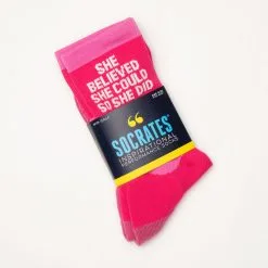 Socrates® Mid-Calf Socks - She Believed She Could -goneforarun Sales 2023 tr 40877 PACKAGING