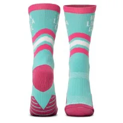 Socrates® Mid-Calf Socks - Run Like A Girl -goneforarun Sales 2023 tr 40879 BACK