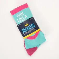 Socrates® Mid-Calf Socks - Run Like A Girl -goneforarun Sales 2023 tr 40879 PACKAGE
