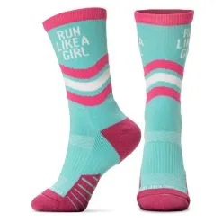 Socrates® Mid-Calf Socks - Run Like A Girl
