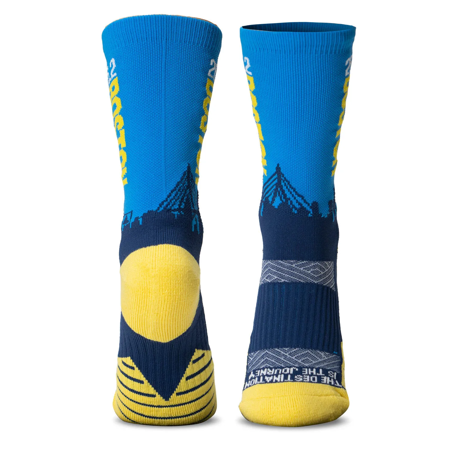 Socrates® Mid-Calf Socks - Boston 26.2 4 Socrates® Mid-Calf Socks - Boston 26.2 - Image 2