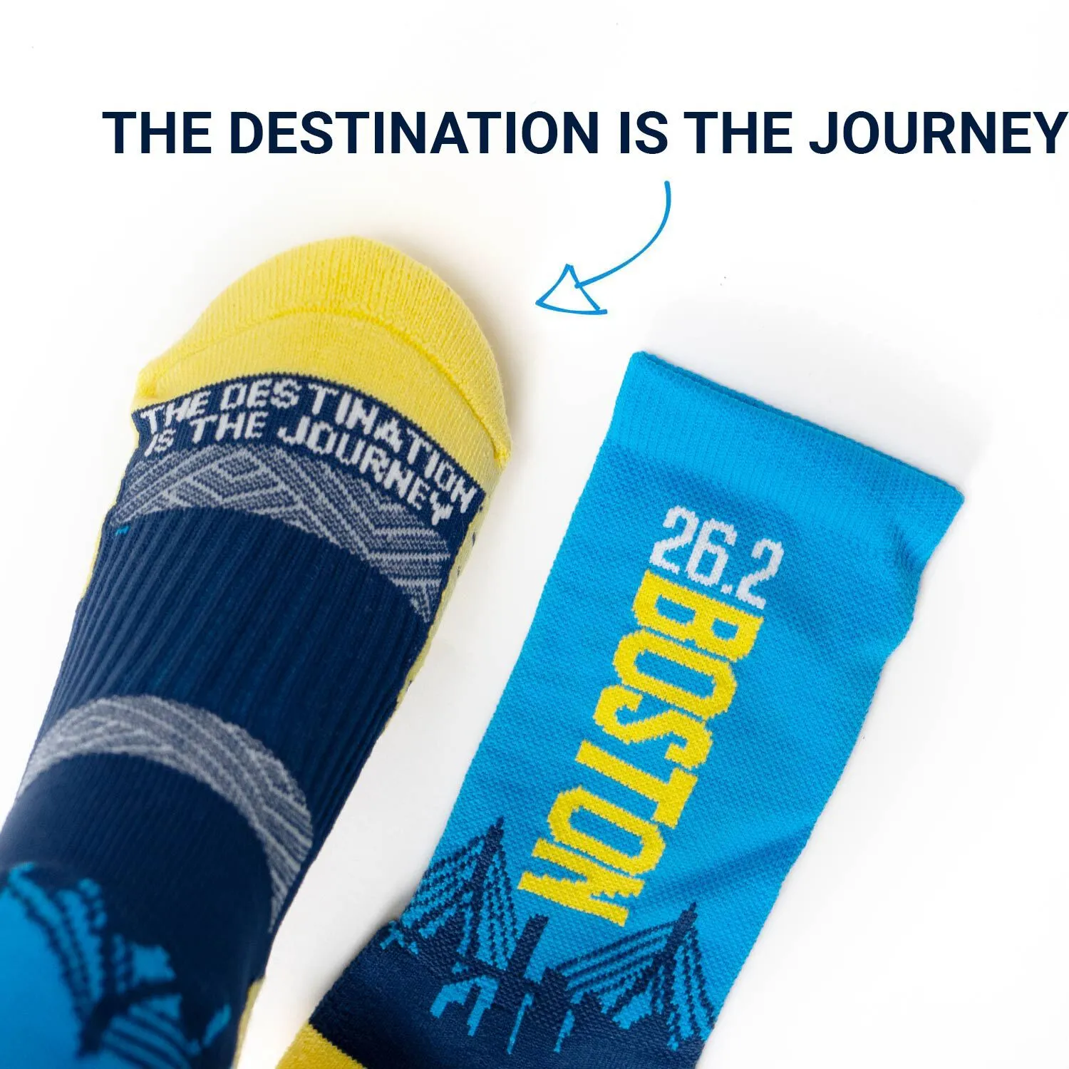 Socrates® Mid-Calf Socks - Boston 26.2 7 Socrates® Mid-Calf Socks - Boston 26.2 - Image 5