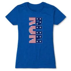 Women's Everyday Runners Tee - Patriotic Run -goneforarun Sales 2023 tr 40989 ROYAL