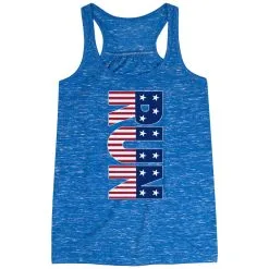 Flowy Racerback Tank Top - Patriotic Run