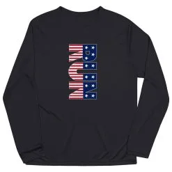 Men's Running Long Sleeve Tech Tee - Patriotic Run 15 Men's Running Long Sleeve Tech Tee - Patriotic Run -goneforarun Sales 2023 tr 40991 BLACK FLAT