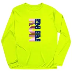 Men's Running Long Sleeve Tech Tee - Patriotic Run 19 Men's Running Long Sleeve Tech Tee - Patriotic Run -goneforarun Sales 2023 tr 40991 SAFETYYELLOW FLAT