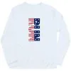 Men's Running Long Sleeve Tech Tee - Patriotic Run 1 Men's Running Long Sleeve Tech Tee - Patriotic Run -goneforarun Sales 2023 tr 40991 WHITE FLAT